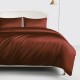 Rust Red 22 Momme Mulberry Silk Duvet Cover UK for Sale Rust Red 22 Momme Mulberry Silk Duvet Cover UK for Sale