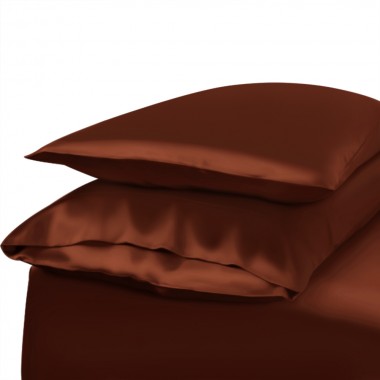 Rust Red Envelope 22 Momme Mulberry Silk Pillowcase UK for Sale