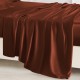 Rust Red 22 Momme Mulberry Silk Sheet Set UK for Sale Rust Red 22 Momme Mulberry Silk Sheet Set UK for Sale