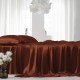 Rust Red 22 Momme Mulberry Silk Sheet Set UK for Sale Rust Red 22 Momme Mulberry Silk Sheet Set UK for Sale