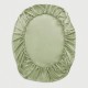 Sage Green 22 Momme Mulberry Silk Fitted Sheet UK for Sale Sage Green 22 Momme Mulberry Silk Fitted Sheet UK for Sale
