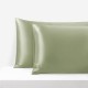 Sage Green Envelope 22 Momme Mulberry Silk Pillowcase UK for Sale Sage Green Envelope 22 Momme Mulberry Silk Pillowcase UK for Sale