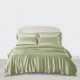 Sage Green 3 PCS 22 Momme Mulberry Silk Duvet Cover Set UK for Sale Sage Green 3 PCS 22 Momme Mulberry Silk Duvet Cover Set UK for Sale