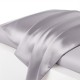 Silver Envelope 22 Momme Mulberry Silk Pillowcase UK for Sale Silver Envelope 22 Momme Mulberry Silk Pillowcase UK for Sale