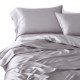 Silver 3 PCS 22 Momme Mulberry Silk Duvet Cover Set UK for Sale Silver 3 PCS 22 Momme Mulberry Silk Duvet Cover Set UK for Sale