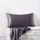Slate Gray Envelope 22 Momme Mulberry Silk Pillowcase UK for Sale