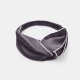 Slate Gray & Ivory Silk Headband UK for Sale Slate Gray & Ivory Silk Headband UK for Sale