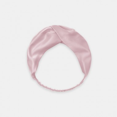 Suede Rose Mulberry Silk Headband UK for Sale