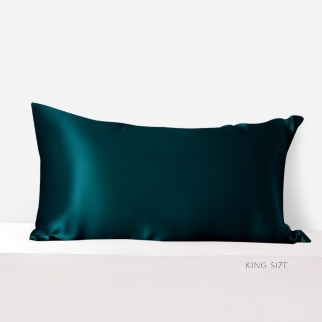Teal Envelope 22 Momme Mulberry Silk Pillowcase UK for Sale Teal Envelope 22 Momme Mulberry Silk Pillowcase UK for Sale