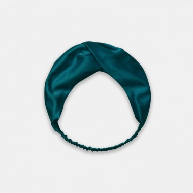 Teal Mulberry Silk Headband UK for Sale