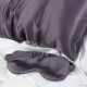 Two Piece Silk Gift Set Slate Gray Pillowcase & Eye Mask UK for Sale