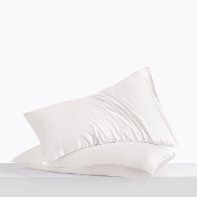 White Envelope 22 Momme Mulberry Silk Pillowcase UK for Sale White Envelope 22 Momme Mulberry Silk Pillowcase UK for Sale