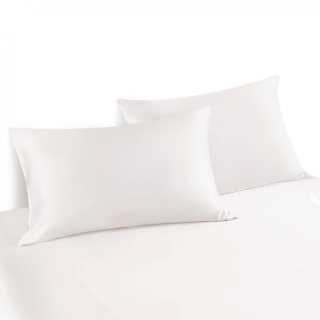 White Envelope 22 Momme Mulberry Silk Pillowcase UK for Sale White Envelope 22 Momme Mulberry Silk Pillowcase UK for Sale