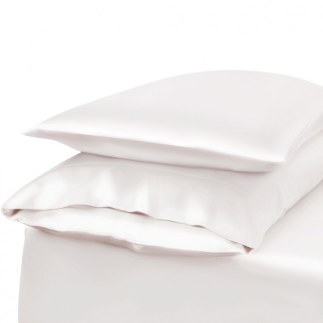 White Envelope 22 Momme Mulberry Silk Pillowcase UK for Sale White Envelope 22 Momme Mulberry Silk Pillowcase UK for Sale