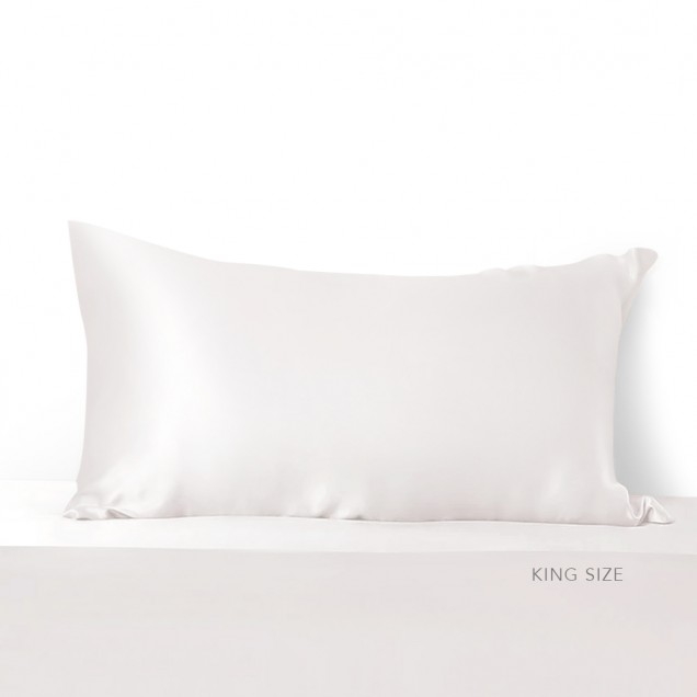 White 22 Momme Mulberry Zipper Silk Pillowcase UK for Sale White 22 Momme Mulberry Zipper Silk Pillowcase UK for Sale